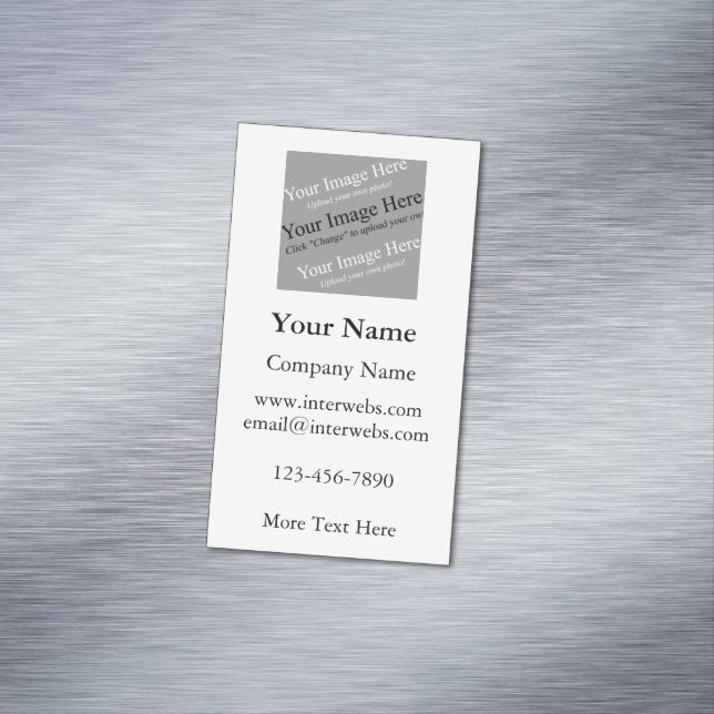 Magnetiskt Affärskort för anpassningsbarnas kvadra Visitkortmagnet (In Situ)