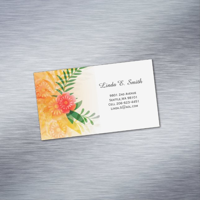 Magnetiskt Affärskort Magnetiska Visitkort (In Situ)