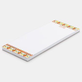 Magnetiskt Anteckningsblock centrerat i Orangens B