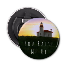 Magnetiskt "du höjer mig" Flaska-öppnare Flasköppnare