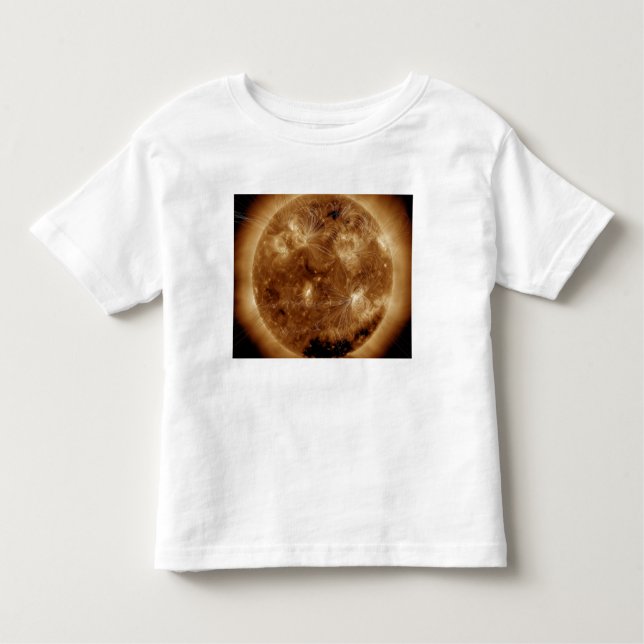 Magnetiskt fält linjer på Sol 2 T-shirt (Framsida)
