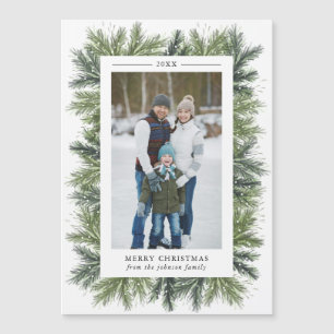 Magnetiskt fotokort i Snöformat Gräs