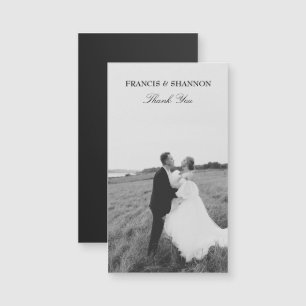 Magnetiskt kort för Bride Groom Bröllop-Tack
