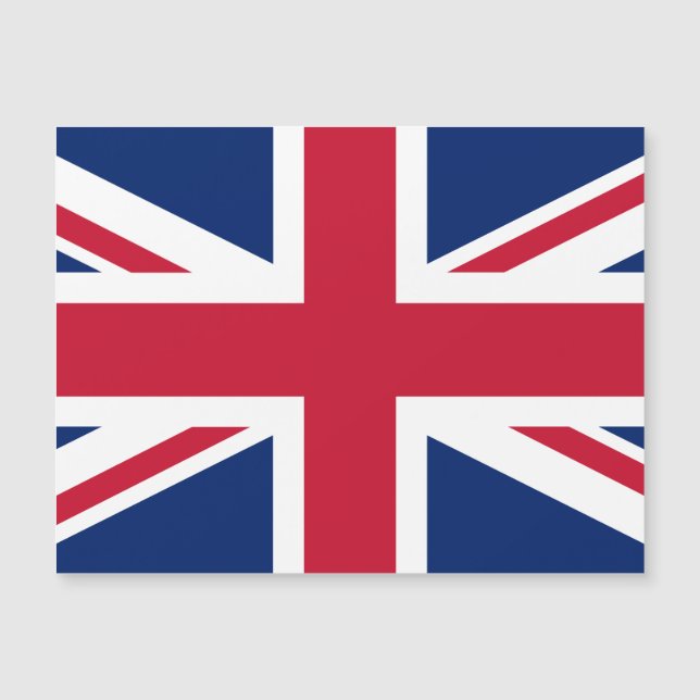 Magnetiskt kort för engelska Union Jack (Framsida)