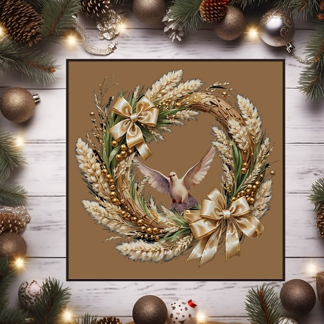 Magnetiskt kort för gräddkrans (Magnetic Christmas Wreaths )