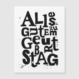 Magnetiskt kort för Grattis på födelsedagen i Lino