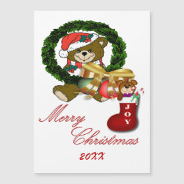 Magnetiskt kort för jultomte