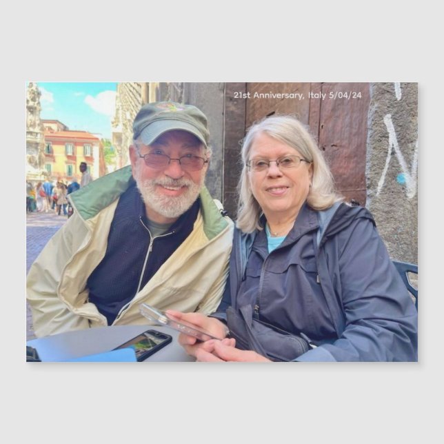 Magnetiskt kort för Kalman-årsdagen (Framsida)