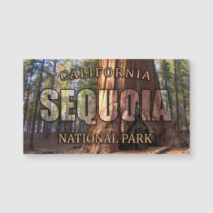 Magnetiskt kort för Sequoianationalpark