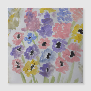 Magnetiskt kort för sommarblommor