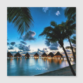 Magnetiskt kort för Tropiska Bora Bora