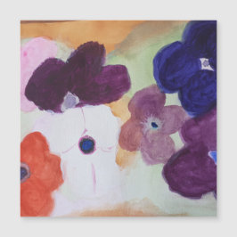 Magnetiskt kort för Vår Anemones