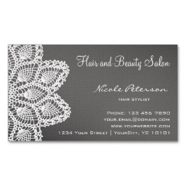 Magnetiskt kort för vitsnöre - hår och