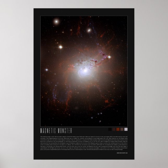 Magnetiskt monster (NGC 1275) Poster (Framsidan)