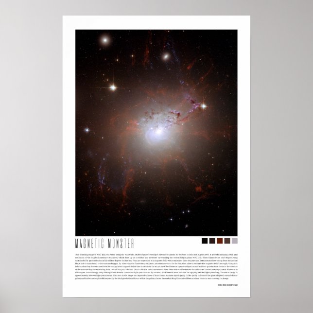 Magnetiskt monster (NGC 1275) Poster (Framsidan)