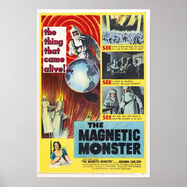 Magnetiskt monster Poster (Framsidan)