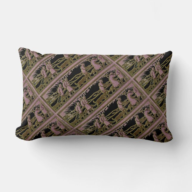 "Magnetiskt norr" Lumbarkudde (Framsida)