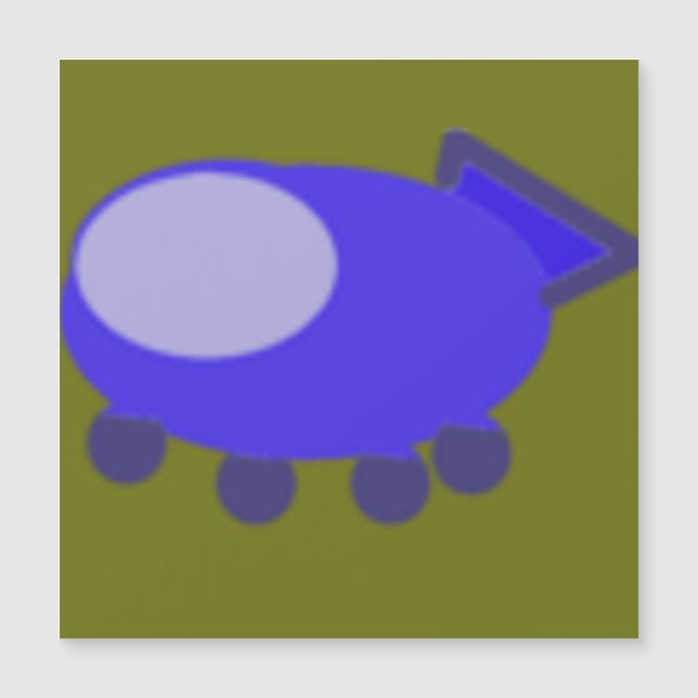 Magnetiskt rymdfartskort (Framsida)