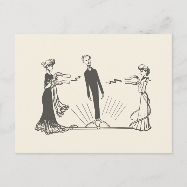 Magnetism hos djur - UNISEX / Vykort (Framsida)