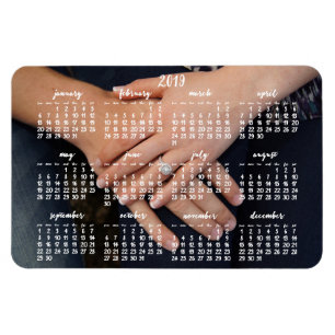 Magnetkalender 2019 - foto 4 x 6 magnet