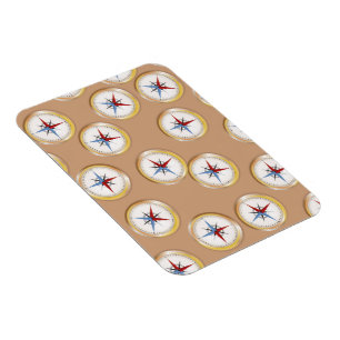 Magnetkompass mönster magnet