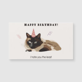 Magnetkort Birthday cat