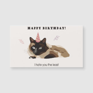 Magnetkort Birthday cat