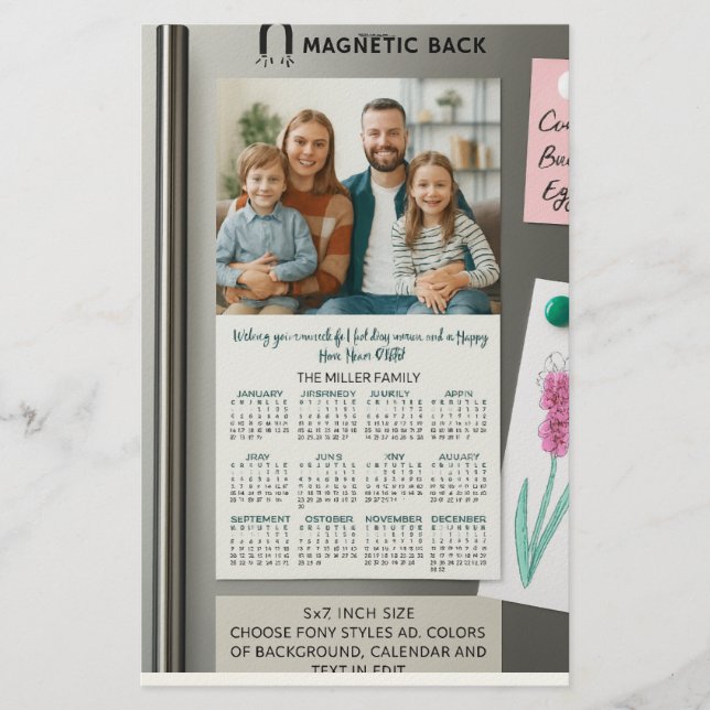 Magnetkort Brevpapper (Framsida)