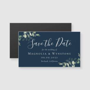Magnetkort Eucalyptus Bröllop spara datum