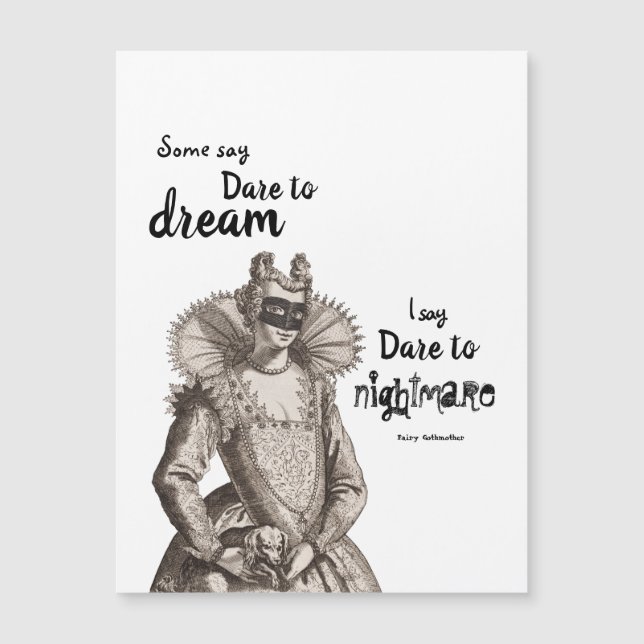 Magnetkort för Fairy Gothmor Dare to Nightmare (Framsida)