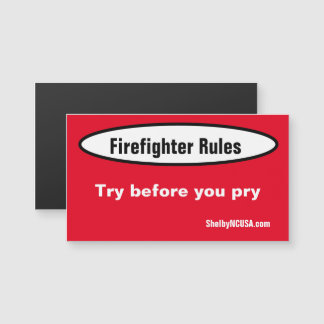 Magnetkort för Firefighter Regler