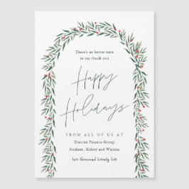 Magnetkort för Greenery Arch Business Helgdag