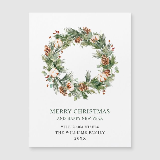 Magnetkort för Helgdag av andningsfrö i gräs (Framsida)