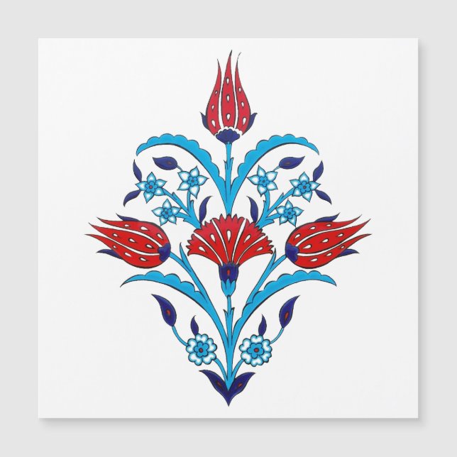 Magnetkort för Iznik Tiles (Framsida)