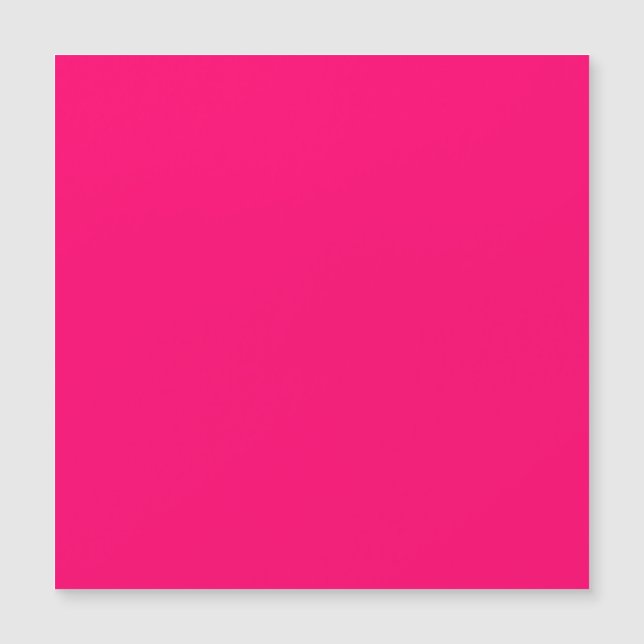 Magnetkort för Neon Rosa Anpassningsbar - Perfekt  (Framsida)