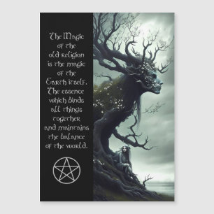 Magnetkort för Pagan Witch
