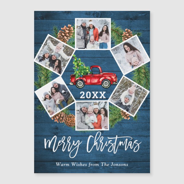 Magnetkort för PHOTO-Helgdag, jul 6 (Framsida)