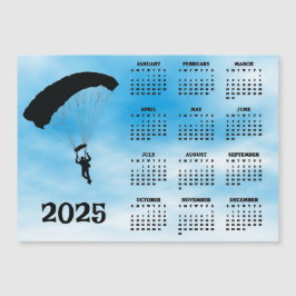 Magnetkort för Skydiving Design 2025 Calendar