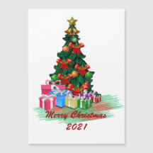 Magnetkort julgran