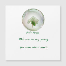 Magnetkort med platta kort