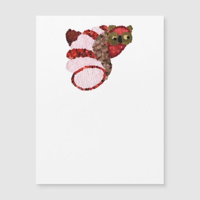 Magnetkort uggla (Framsida)