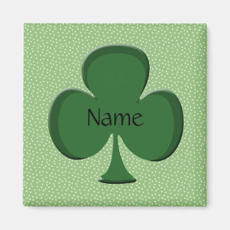 Magnetmall för Shamrock Namn Square Magnet