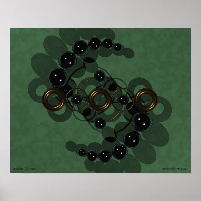 Magnetostatiska metalloider poster (Framsidan)