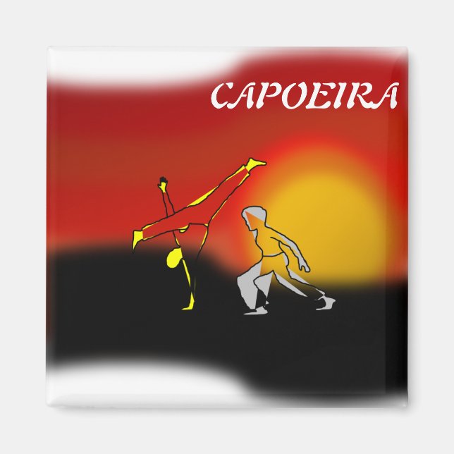 Magnets capoeira martial arts ax ginga magnet (Framsidan)