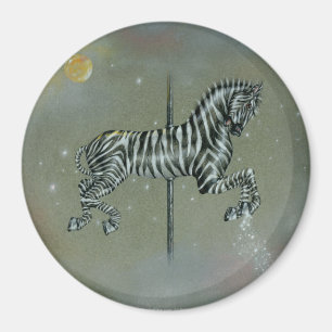 Magnets - Carousel Zebra Magnet