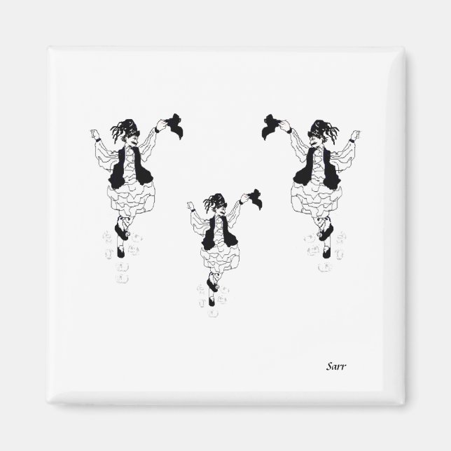 Magnets/Grekiska Evzons dansare Magnet (Framsidan)