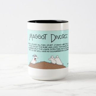Magnetskilsmässor Två-Tonad Mugg