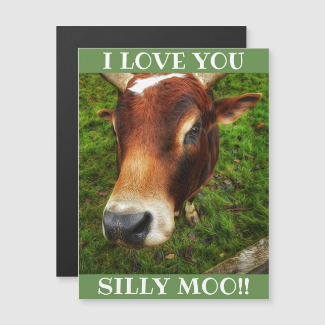 Magnetvykort Magnetisk Inbjudningskort (Fram/baksida)