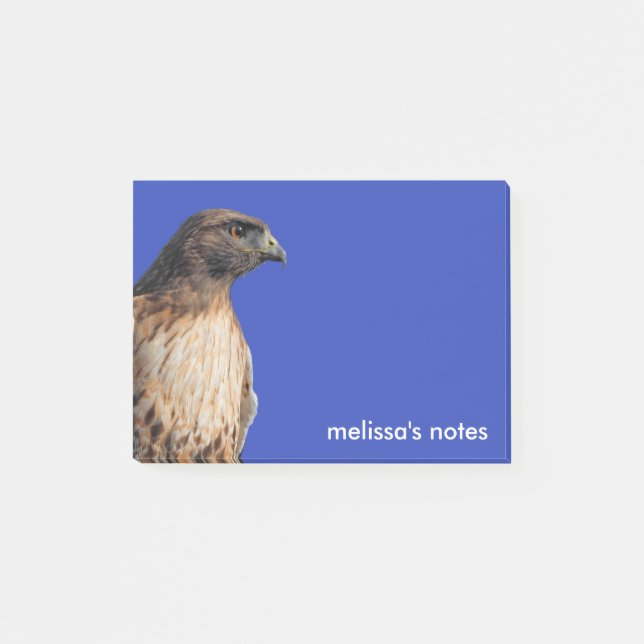 Magnificant Red-Tails Hawk i Sol Post-it Block (Framsida)