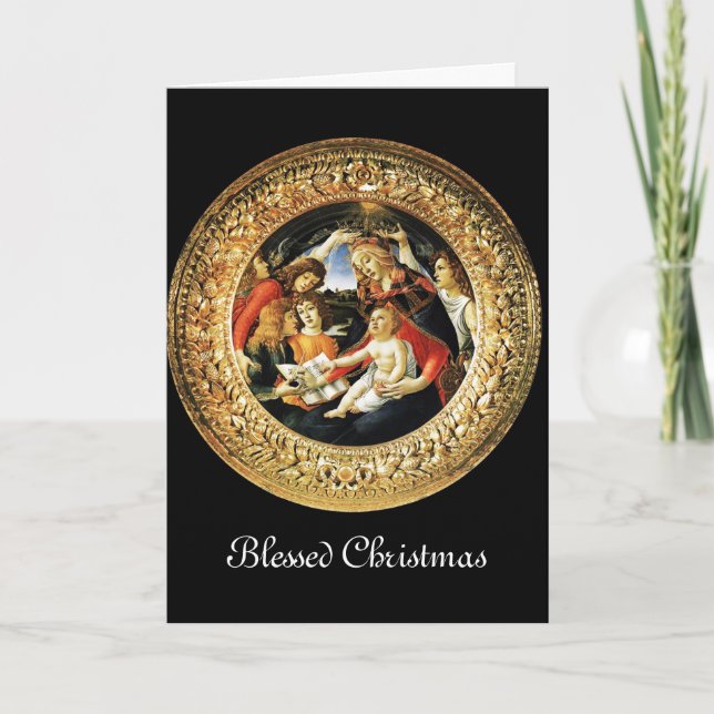 Magnificat Madonna Helgkort (Framsida)